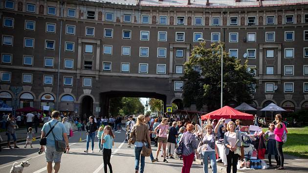 Sousedská slavnost Zažít Ostravu jinak v městském obvodě Poruba, 14. září 2019.