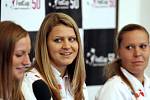 Losování pro Fed cup na Nové radnici v Ostravě. 