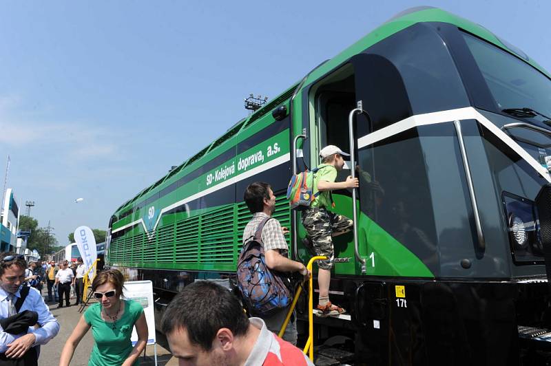 Mezinárodní veletrh drážní techniky Czech Raildays v Ostravě. 