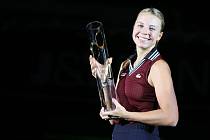 Vítězkou tenisového turnaje v Ostravě se stala Estonka Anett Kontaveitová.