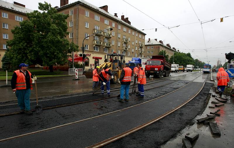 Dopravní omezení v Ostravě-Porubě