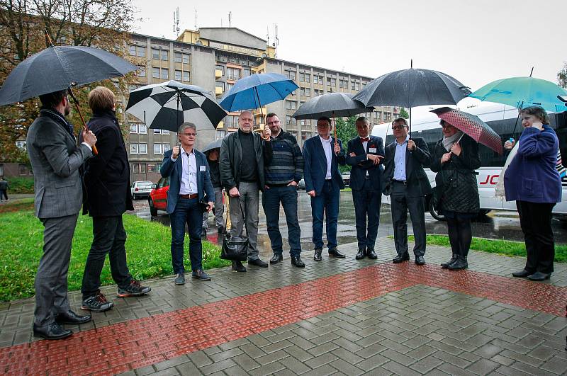 Debata v rámci projektu Deník-bus s volebními lídry za Moravskoslezský kraj.