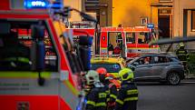 Záběry z místa tragického požáru v Bohumíně, sobota 8. srpna 2020.