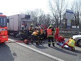 Středeční nehoda v Ostravě-Porubě.