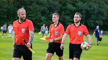 Zápas 4. kola fotbalové I.A třídy, skupiny B, Horní Suchá - Stonava 0:4. Foto: SK Horní Suchá/Ondřej Kruťa