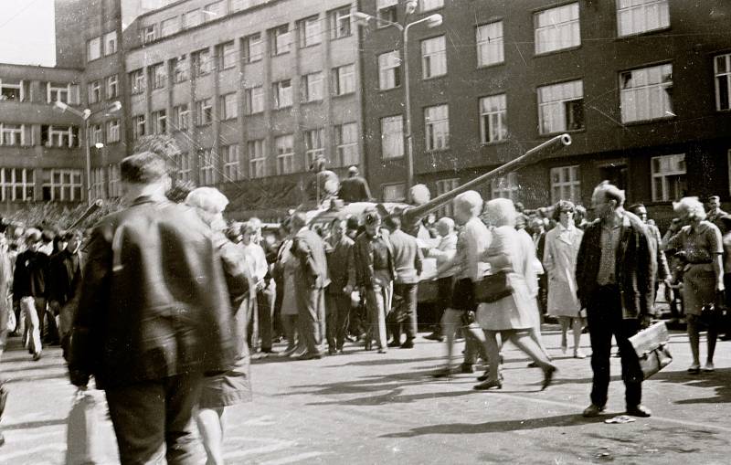 Srpen 1968 na severní Moravě a ve Slezsku: demonstrace, zaťaté pěsti a nadávky