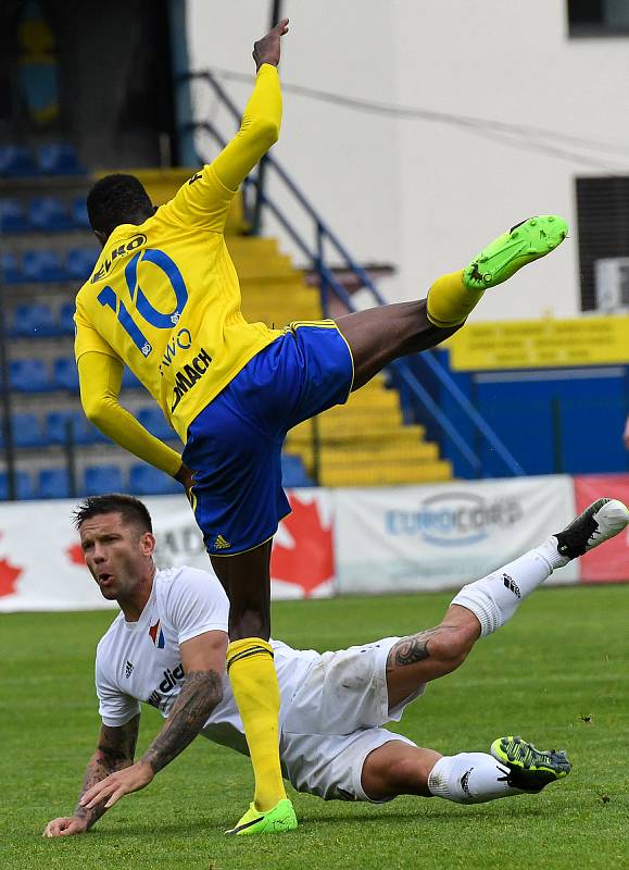 26. kolo FORTUNA:LIGA, FC FASTAV ZLÍN - FC Baník Ostrava, 30. května 2020 ve Zlíně.