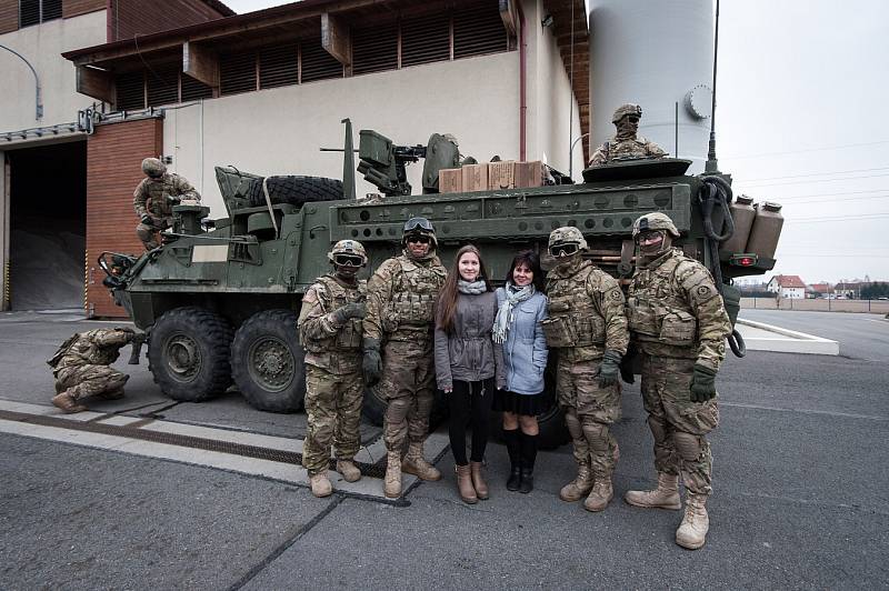 Průjezd americké armády Ostravou.