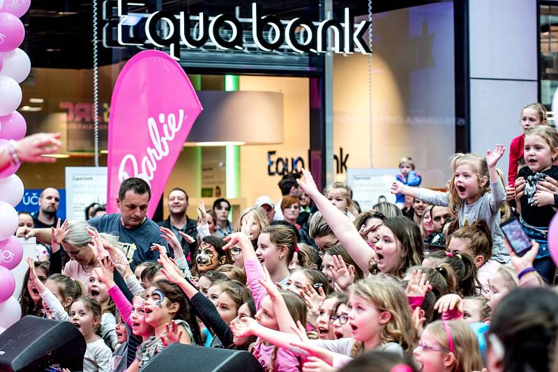 Oslava 60 let Barbie, obchodní centrum Nová Karolina, 9. března 2019 v Ostravě.