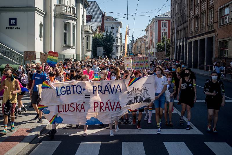 Ostravský Pride, 22. srpna 2020 v Ostravě.