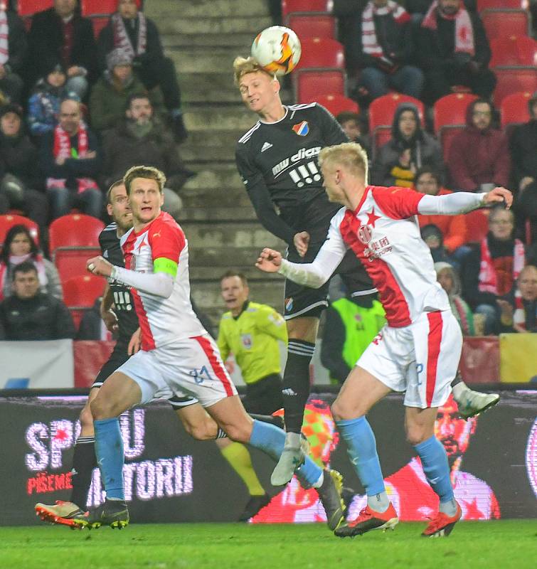 24. kolo FORTUNA:LIGA, SK Slavia Praha - FC Baník Ostrava, 10. března 2019 v Praze.