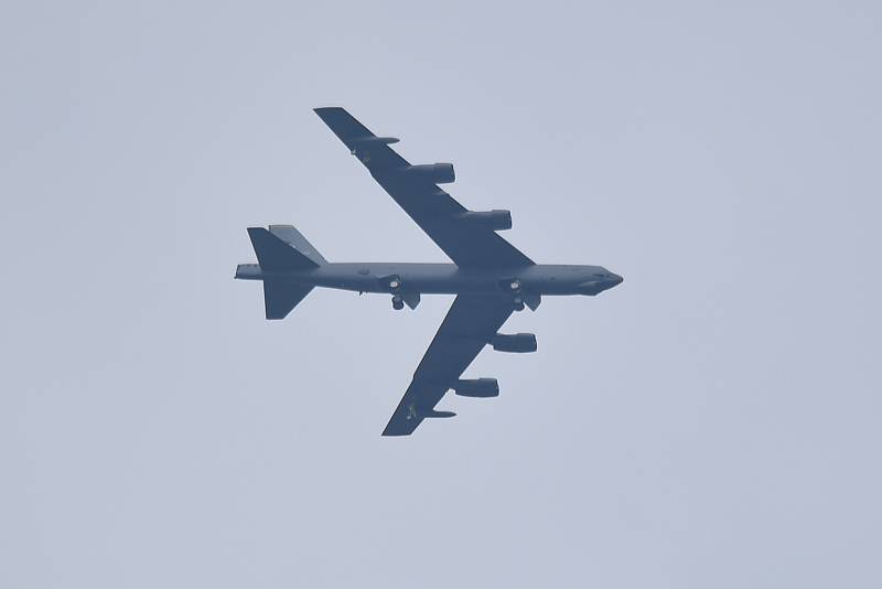 Dny NATO 2018. Americký bombardér B-52H Stratofortress.