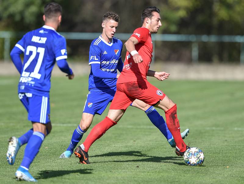 Přípravné utkáním FC Baník Ostrava - MFK Vítkovice, 11. října 2019 v Ostravě.