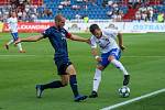 Utkaní 7. kola fotbalové FORTUNA:LIGY: FC Baník Ostrava - 1. FC Slovácko, 23. srpna 2019 v Ostravě. Na snímku (zleva) Vlastimil Daníček, Milan Jirásek.