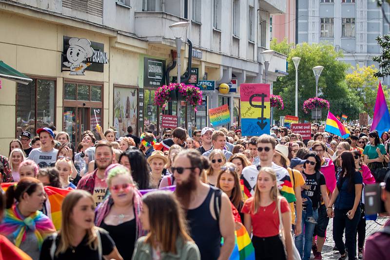 Duhový pochod Pride 2019 v Ostravě.