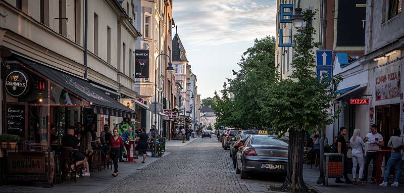Stodolní ulice v Ostravě, 11. června 2021.