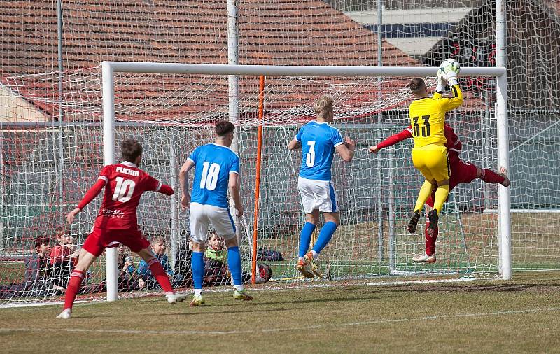 Velké Meziříčí - Baník Ostrava B (21. kolo MSFL, 27. 3. 2022).