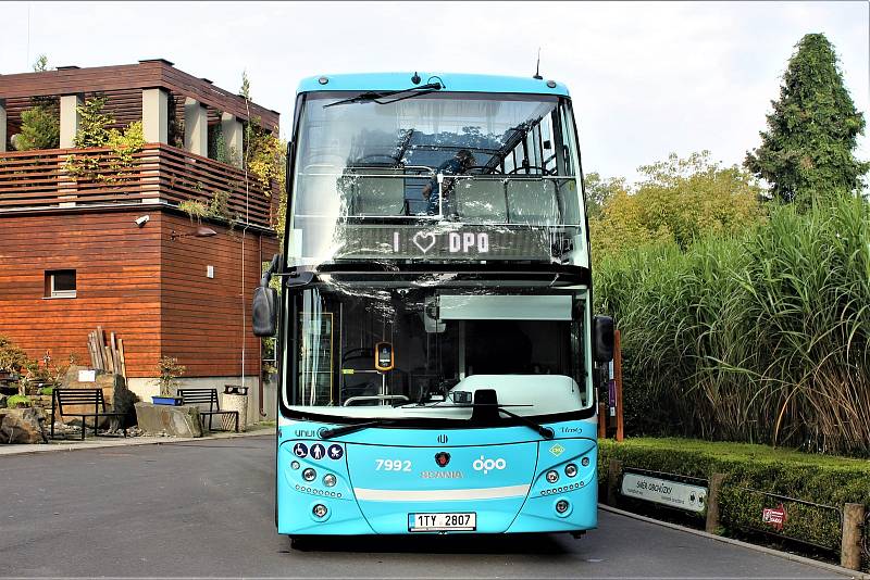 Doubledeckery v ostravské zoo, Dopravní podnik Ostrava, Zoologická ostrava a botanický park Ostrava, 27. 9. 2022.