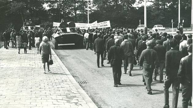 Srpen 1968 na severní Moravě a ve Slezsku: demonstrace, zaťaté pěsti a nadávky