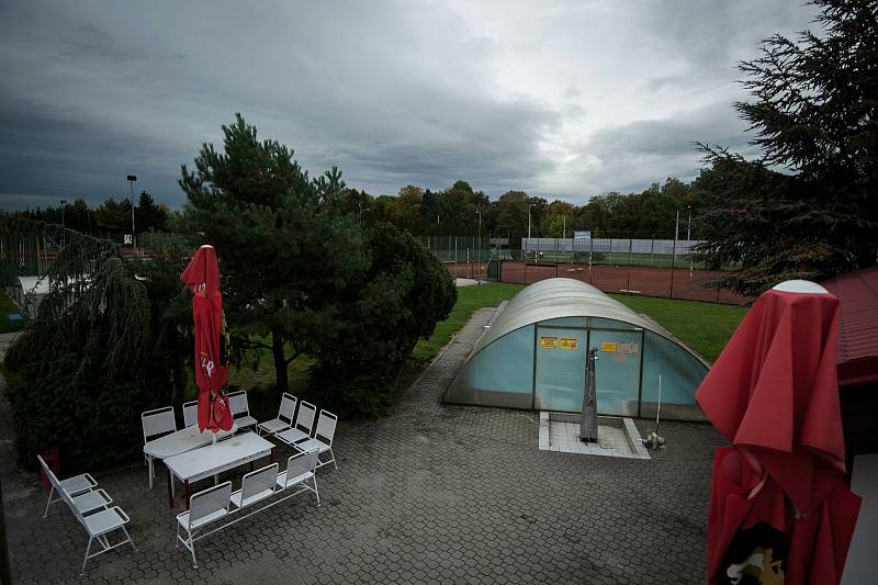 Sportovní areál tělovýchovná jednota Ostrava na Várenské ulici.