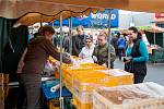 Farmářské trhy u nákupního centra Futurum v Ostravě  v sobotu 8. dubna.
