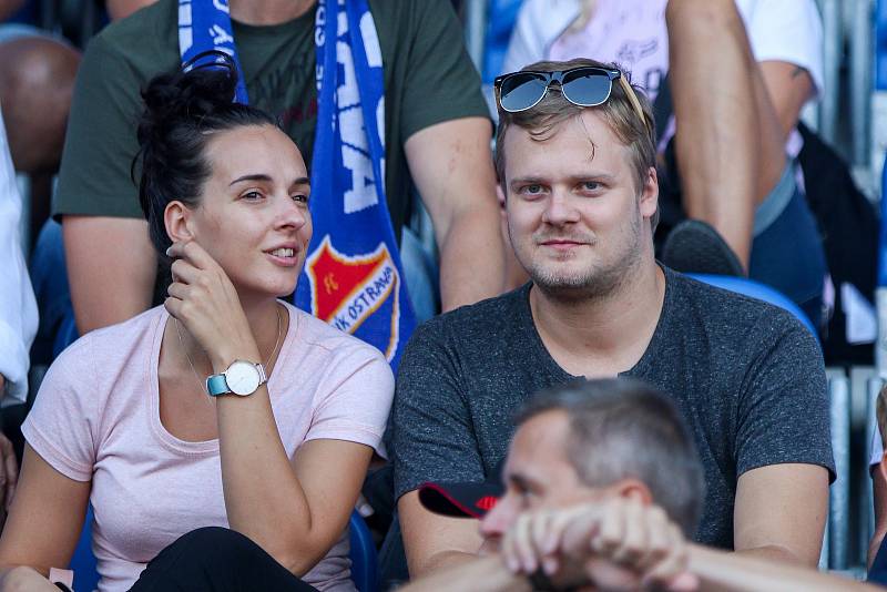 Utkaní 7. kola fotbalové FORTUNA:LIGY: FC Baník Ostrava - 1. FC Slovácko, 23. srpna 2019 v Ostravě. Na snímku fanoušci.