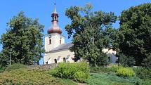 Kostel sv. Václava ve Velké Polomi.