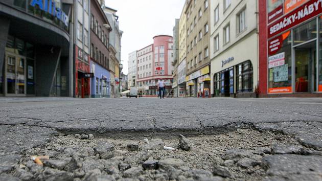 Vstupní ulice do centra se dočká nové dlažby. 