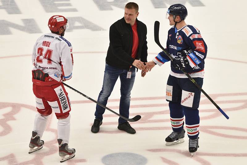 Derby 26. kola extraligy Třinec - Vítkovice rozhodlo až prodloužení.