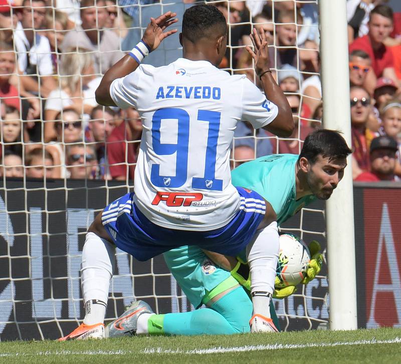 Utkání 6. kola první fotbalové ligy FORTUNA:LIGA, AC Sparta Praha - FC Baník Ostrava, 18. srpna 2019 v Praze.