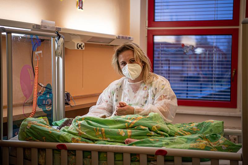 Zdravotní sestřička Michaela Češková z Fakultní nemocnice Ostrava (FNO), 9. prosince 2020 v Ostravě.