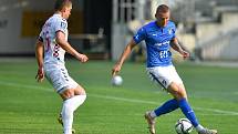 Přátelské utkání Górnik Zabrze - FC Baník Ostrava, 17. července 2021 v Zabrze (PL). (vpravo) Ladislav Almasi.