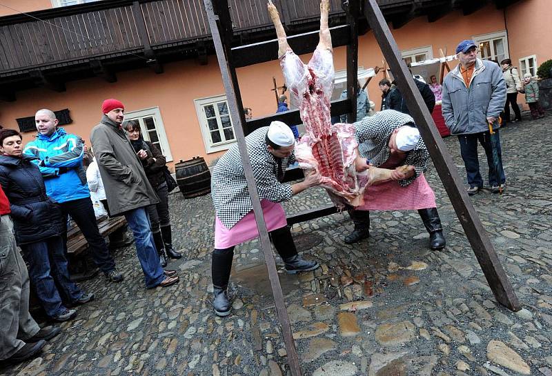 Zabijačka na zámku v Ostravě-Zábřehu