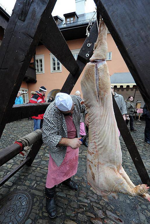 Zabijačka na zámku v Ostravě-Zábřehu