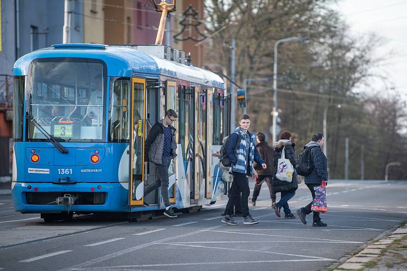 Terminál Hulváky, 23. listopadu 2019 v Ostravě