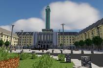 Skupina builderů pod názvem Team Czechoslovakia buduje město Ostrava ve hře Minecraft.