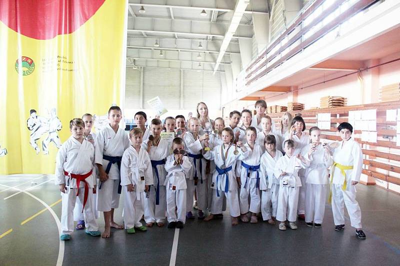 Reprezentační tým klubu Shotokan Karate Klub ATTFIS Ostrava.