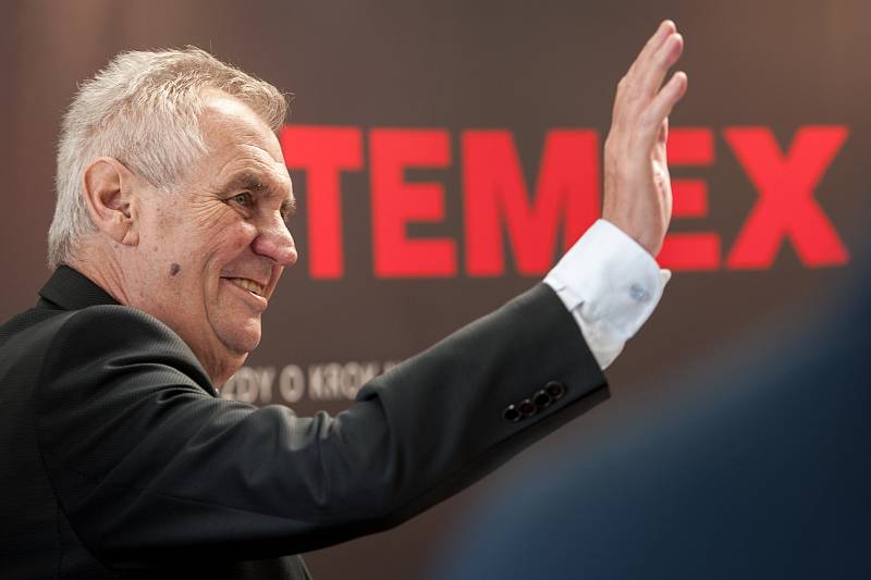 Miloš Zeman, 6. září 2017 společnost Temex Ostrava.