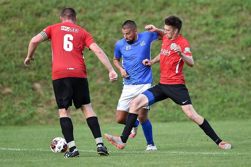 Fotbalový zápas FK Vigantice - TJ Juřinka, 14. srpna 2020 ve Viganticích. Milan Baroš.