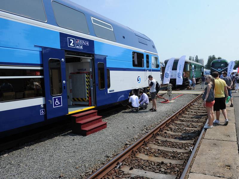 Mezinárodní veletrh drážní techniky Czech Raildays v Ostravě. 