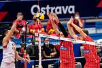Čeští volejbalisté podruhé na mistrovství Evropy v Ostravě zvítězili. Po Slovinsku (3:1) porazili v úterý Černou Horu (3:0).