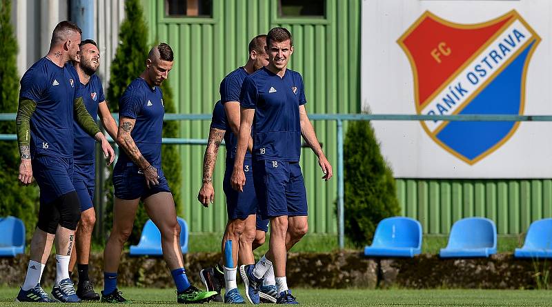 Příprava fotbalového klubu FC Baník Ostrava, 17. června 2019 v Radvanicích.