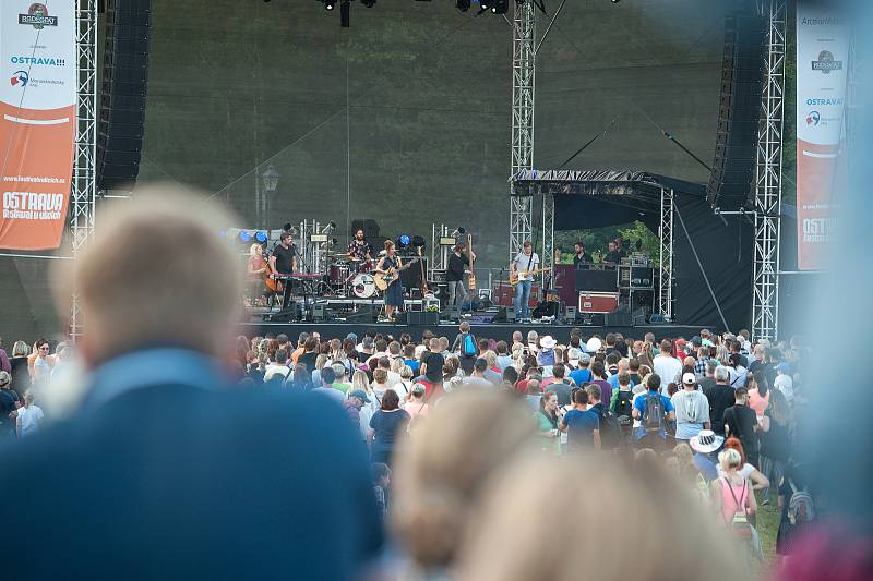 Festival v ulicích 2018 na Slezskoostravském hradě, 29. června 2018 v Ostravě.