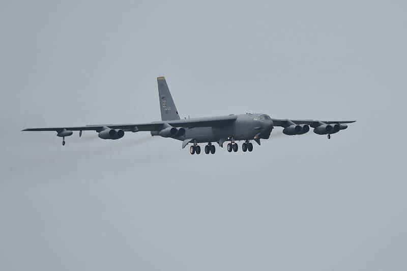 Dny NATO 2018. Americký bombardér B-52H Stratofortress.