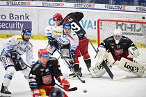 Zápas 26. kola hokejové extraligy HC Vítkovice Ridera - Hradec Králové, který se hrál 8. 12. 2023 v Ostravar Aréně.