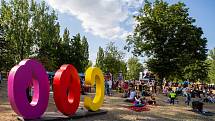 Hudební festival Colours of Ostrava 2019 v Dolní oblasti Vítkovice, 17. července 2019 v Ostravě.