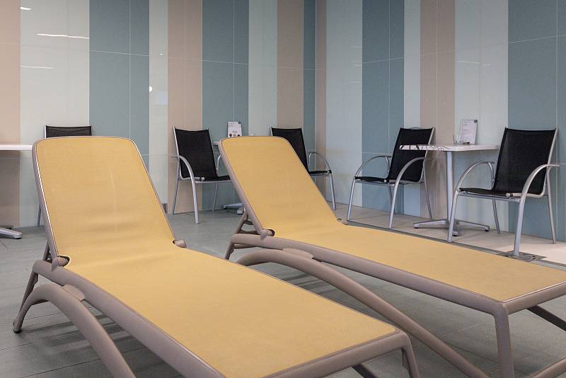 Wellness Relax Days Ostrava je součástí hotelového komplexu Clarion Congress, leden 2022 v Ostravě.
