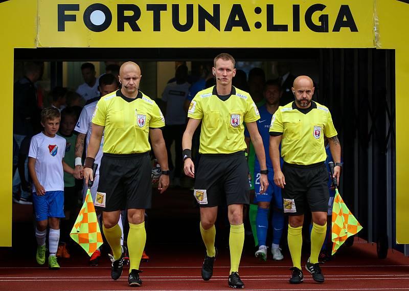 Utkání 1. kola FORTUNA:LIGY: FC Baník Ostrava - FC Slovan Liberec, 13. července 2019 v Ostravě.