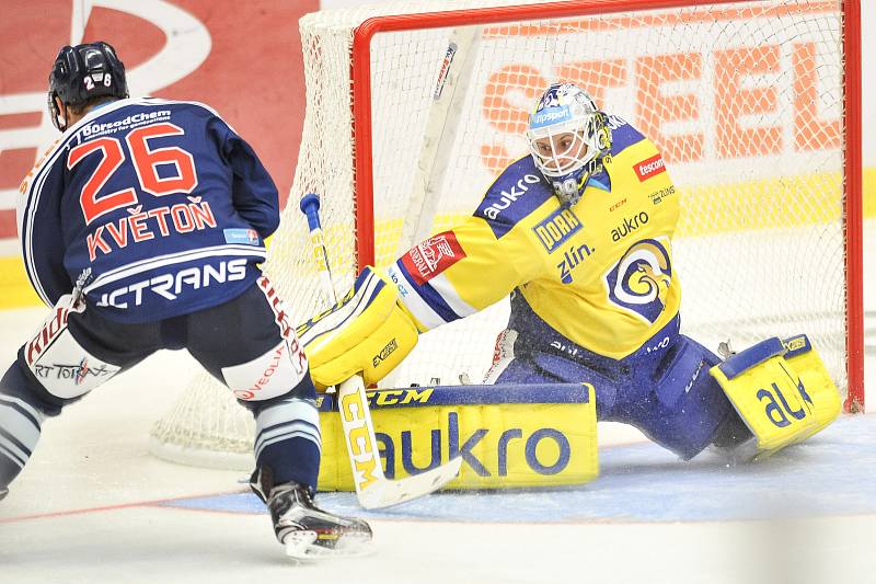 Utkání 1. kola hokejové extraligy: HC Vítkovice Ridera - Aukro Berani Zlín, 8. září v Ostravě.