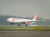 Největší civilní letadlo Airbus A330, zaregistrované pod českou značkou OK.